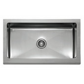  Manor House Stainless Steel 36'' Single Bowl Apron Front Sink, 36''W x 20-7/8'' D