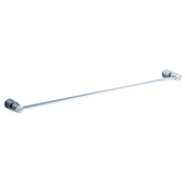  Magnifico Wall Mounted 24'' Towel Bar in Chrome, Dimensions: 24-7/8'' W x 3'' D x 1-1/4'' H