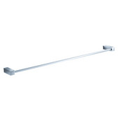  Ottimo Wall Mounted 24'' Towel Bar in Chrome, Dimensions: 24-1/2'' D x 3'' D x 1'' H
