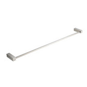  Ottimo Wall Mounted 24'' Towel Bar in Brushed Nickel, Dimensions: 24-1/2'' D x 3'' D x 1'' H