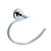  Alzato Wall Mounted Towel Ring in Chrome, Dimensions: 8-5/8'' W x 2-1/2'' D x 6'' H