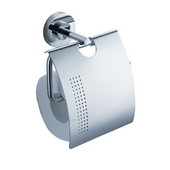 Alzato Wall Mounted Toilet Paper Holder in Chrome, Dimensions: 6'' W x 5-5/8'' D x 6-1/4'' H