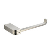  Solido Wall Mounted Toilet Paper Holder in Brushed Nickel, Dimensions: 6'' W x 2-3/4'' D x 1'' H
