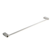 Solido Wall Mounted 23'' Towel Bar in Brushed Nickel, Dimensions: 23-5/8'' W x 2-3/4'' D x 1'' H