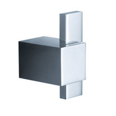  Ellite Wall Mounted Robe Hook in Chrome, Dimensions: 1-1/8'' W x 1-1/2'' D x 2-1/4'' H