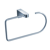  Generoso Wall Mounted Towel Ring in Chrome, Dimensions: 8-1/2'' W x 3'' D x 4-1/2'' H