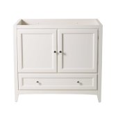  Oxford 36'' Antique White Traditional Vanity Base Cabinet, 35-3/8'' W x 20'' D x 34'' H