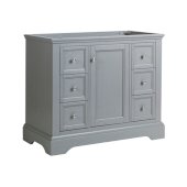  Windsor 40'' Gray Textured Traditional Bathroom Cabinet, 39-1/2'' W x 20-5/16'' D x 33-1/2'' H