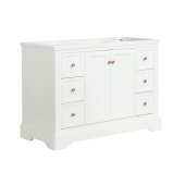  Windsor 48'' Matte White Traditional Bathroom Cabinet, 47-13/16'' W x 20-5/16'' D x 33-1/2'' H