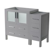  Torino 42'' Gray Modern Bathroom Vanity Cabinet, 41-3/4'' W x 17-3/4'' D x 33-3/4'' H