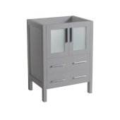  Torino 24'' Gray Modern Bathroom Vanity Cabinet, 23-3/4'' W x 17-3/4'' D x 33-3/4'' H