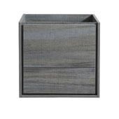  Catania 24'' Wall Hung Single Bathroom Vanity Cabinet in Ocean Gray Finish, 23-3/5'' W x 18-2/5'' D x 22-4/5'' H