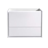  Catania 30'' Wall Hung Single Bathroom Vanity Cabinet in Glossy White Finish, 29-3/5'' W x 18-2/5'' D x 22-4/5'' H