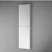  52'' Tall Bathroom Wall Mounted Frameless Medicine Cabinet with Mirrors, Dimensions: 15'' W x 5'' D x 52'' H