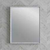  Formosa 26'' Bathroom Mirror in Rustic White, 26'' W x 1-2/5'' D x 32'' H