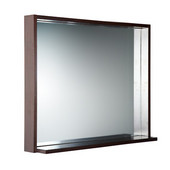  Allier 36'' Wenge Mirror with Shelf