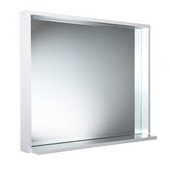  Allier 36'' White Mirror with Shelf