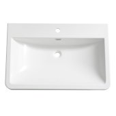  Milano 32'' White Integrated Sink / Countertop, 31-1/2'' W x 20-1/2'' D x 2'' H