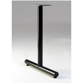  T-Shaped Table Leg, 27-3/4'' H x 22'' D, 13 lbs, Medium Gray