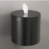 Glaro Wall Mounted 10'' Diameter Disinfecting Wipe Dispenser in Satin Black