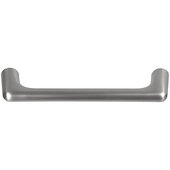  Cornerstone Series Harmony Decorative Cabinet Pull Handle, Zinc, Brushed Nickel, M4 Screws Included, Center to Center: 96mm (3-3/4'')