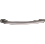  Cornerstone Series Contemporary (6-1/4'' W) Cabinet Handle in Stainless Steel, 158mm W x 28mm D x 12mm H, Center to Center: 128mm  (5-3/64'')