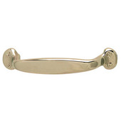  Bungalow Collection Handle in Polished Nickel, 125mm W x 30mm D x 25mm H