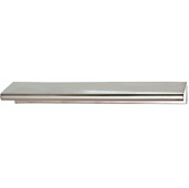  Cornerstone Series Tab Collection (6'' W) Brass Handle in Polished Chrome, 152mm W x 39mm D x 18mm H, Center to Center: 5''