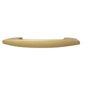  Velocity Collection (4-5/6''W) Handle, Ultra Brass, 123mm W x 25mm D x 12mm H, 76/ 96mm Center to Center