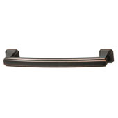  Hickory Bridges Collection (5-13/16''W) Handle, Oil-Rubbed Bronze, 148mm W x 28mm D x 19mm H, 128mm Center to Center