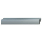 Häfele Metropolitan Collection Aluminum Handle in Silver Colored Anodized, 488mm W x 25mm D x 8mm H (Appliance Pull)