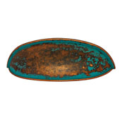  Luna Collection Cup handle in Rustic Copper, 106mm W x 31mm D x 31mm H