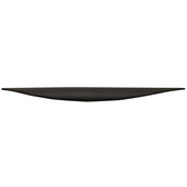  (11'' W) Modern Curved Cabinet Handle in Matt Black, 278mm W x 18mm D