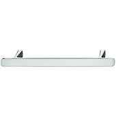  Design Deco Series Design Model H2115 Collection Zinc Handle in Satin/Brushed Nickel, 212mm W x 25mm D x 20mm H (8-3/8'' W x 1'' D x 13/16'' H), Center to Center: 160mm (6-5/16'')