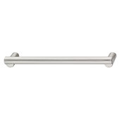  Design Deco Series Design Model H2120 Collection Zinc Handle in Satin/Brushed Nickel, 143mm W x 32mm D x 20mm H (5-5/8'' W x 1-1/4'' D x 13/16'' H), Center to Center: 128mm (5-1/16'')