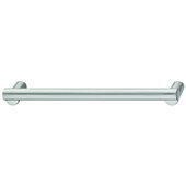  Design Deco Series Design Model H2120 Collection Zinc Handle in Satin/Brushed Nickel, 334mm W x 35mm D x 20mm H (13-1/8'' W x 1-3/8'' D x 13/16'' H), Center to Center: 320mm (12-5/8'')