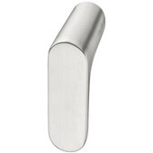  Design Deco Series Design Model H2130 Collection Zinc Alloy Knob in Satin/Brushed Nickel, 12mm W x 29mm D x 34mm H (1/2'' W x 1-1/8'' D x 1-5/16'' H)