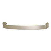 Studio Collection H1330 (6-3/4''W) Pull Handle in Brushed Nickel, 172mm W x 34mm D x 15mm H