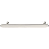  Design Deco Series Design Model H2135 Collection Zinc Handle in Satin/Brushed Nickel, 141mm W x 31mm D x 16mm H (5-9/16'' W x 1-1/4'' D x 9/16'' H), Center to Center: 96mm (3-3/4'')
