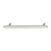  Design Deco Series Design Model H2135 Collection Zinc Handle in Satin/Brushed Nickel, 205mm W x 31mm D x 16mm H (8-1/16'' W x 1-1/4'' D x 9/16'' H), Center to Center: 160mm (6-5/16'')