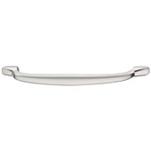  Design Deco Series Design Model H2180 Collection Zinc Handle in Satin/Brushed Nickel, 130mm W x 32mm D x 15mm H (5-1/8'' W x 1-1/4'' D x 9/16'' H), Center to Center: 96mm (3-3/4'')