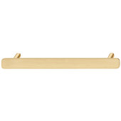  Design Deco Series H2380 Decorative Furniture Pull Handle, Zinc, Satin Brushed Gold, Center to Center: 160mm (6-5/16'')