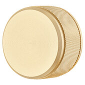  Design Deco Series H2310 Decorative Round Cabinet Knob, Aluminum, Satin Brushed Gold, 1-15/16'' Diameter x 1-3/16'' D
