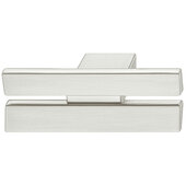  Design Deco Series H2365 Decorative Cabinet T-Knob, Zinc, Brushed Nickel, 2-3/8'' W x 1-1/16'' D