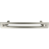  Design Deco Series H2350 Decorative Cabinet Pull Handle, Zinc, Brushed Nickel, Center to Center: 128mm (5-1/16'')