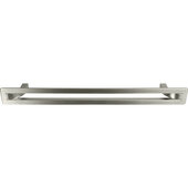  Design Deco Series H2350 Decorative Cabinet Pull Handle, Zinc, Brushed Nickel, Center to Center: 192mm (7-9/16'')