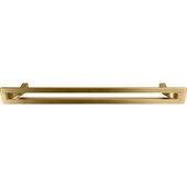  Design Deco Series H2350 Decorative Cabinet Pull Handle, Zinc, Satin Brushed Gold, Center to Center: 192mm (7-9/16'')
