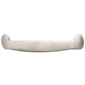  Bella Italiana Collection Handle in Brushed Nickel, 155mm W x 28mm D x 30mm H