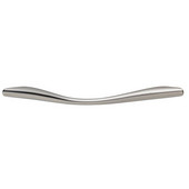  (4-15/16'' W) Arched Handle in Matt Nickel, 125mm W x 24mm D x 9mm H, Available in Multiple Sizes