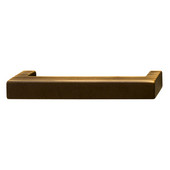  Bella Italiana Collection Rectangle Handle in Highlighted Bronze, 106 mmW x 25mm D x 12mm H, Available in Multiple Sizes